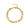 Bracelet triple - doré