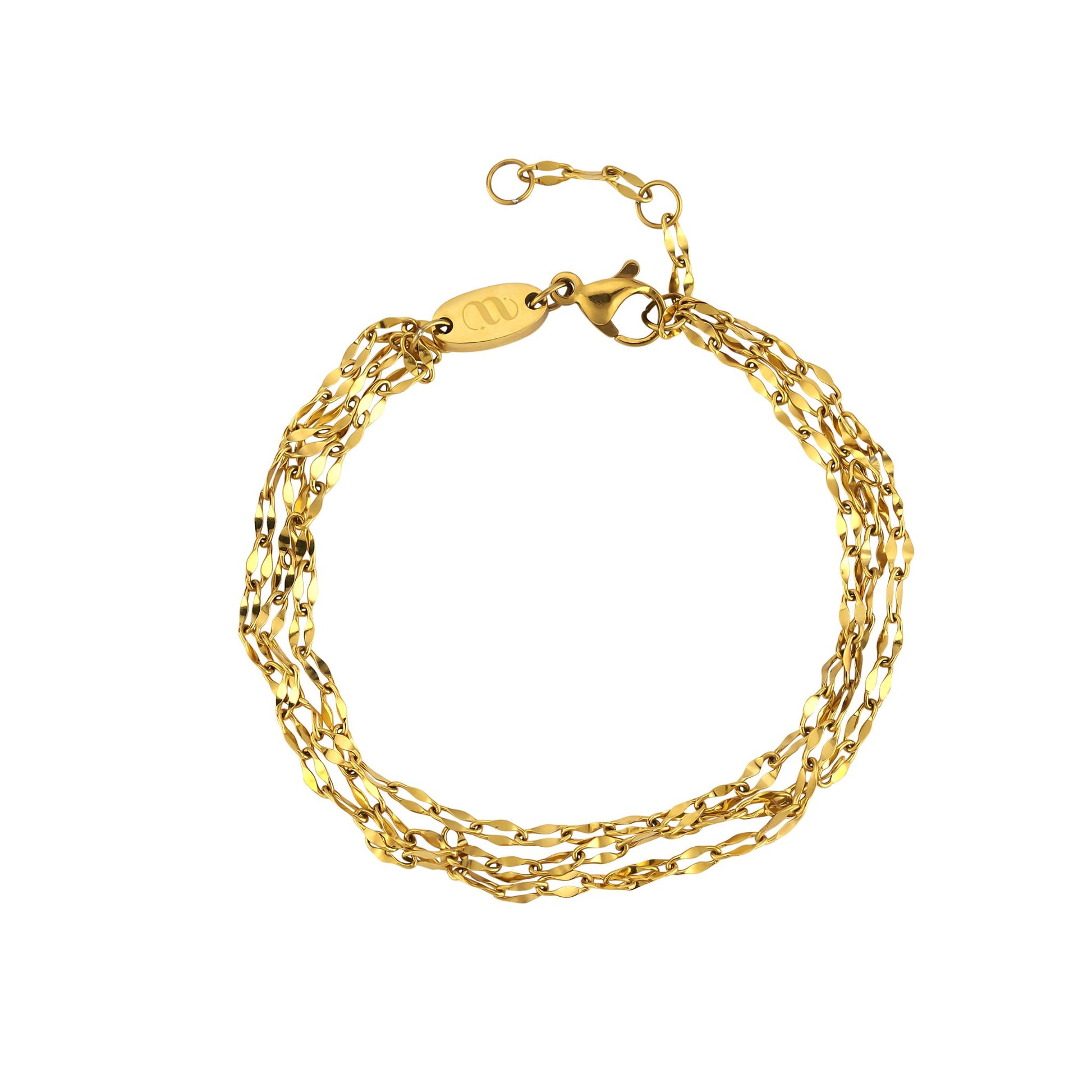 Bracelet triple - doré