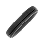 Bracelet magnétique en silicone noir
