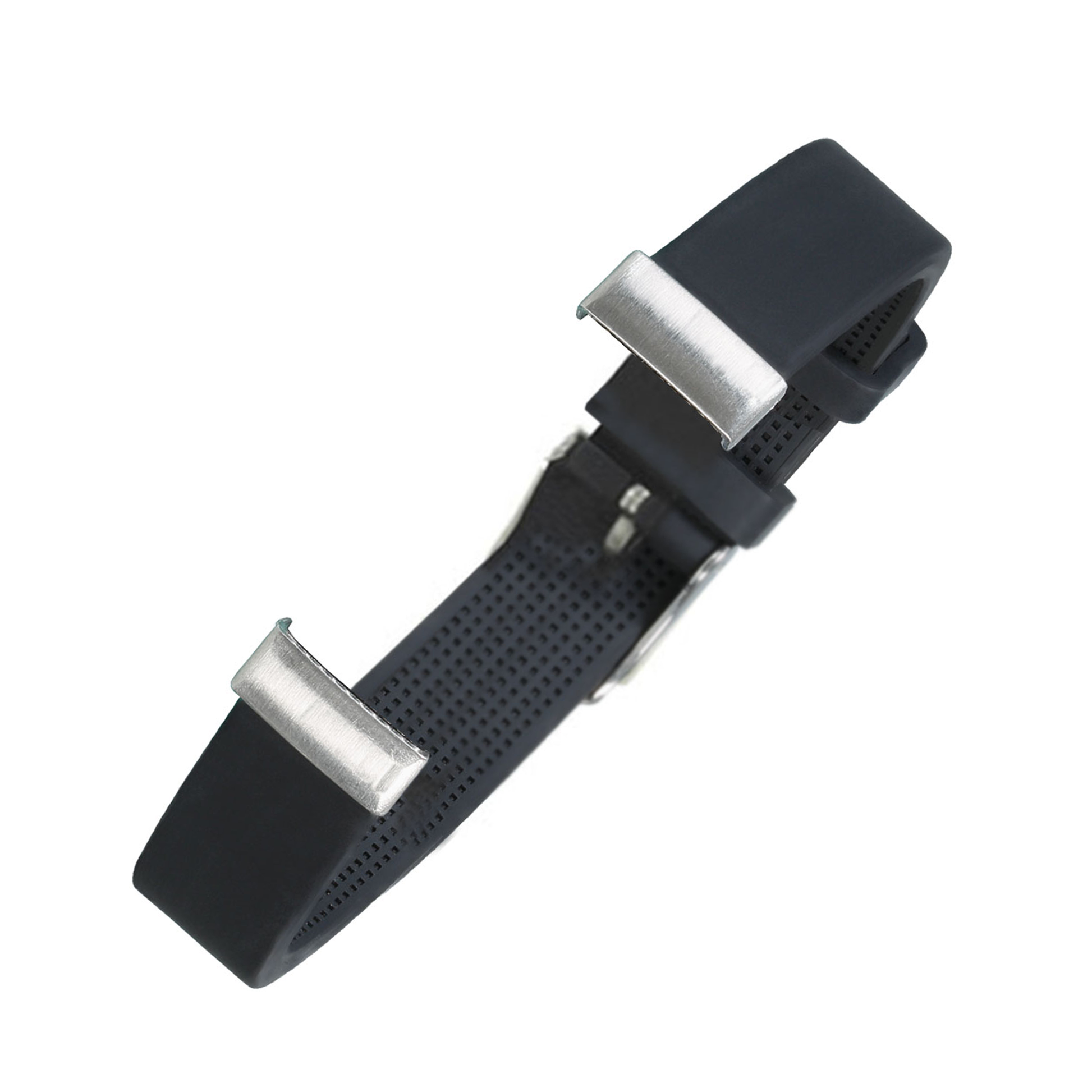Bracelet en silicone de 12 mm, sans partie centrale