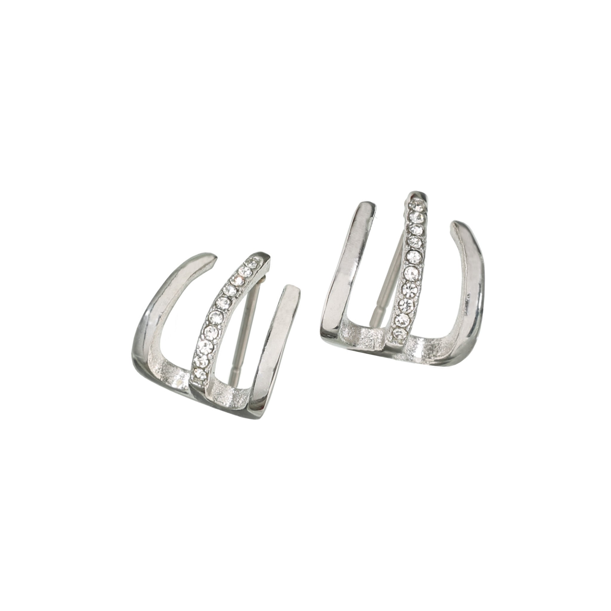 boucles d'oreilles en argent