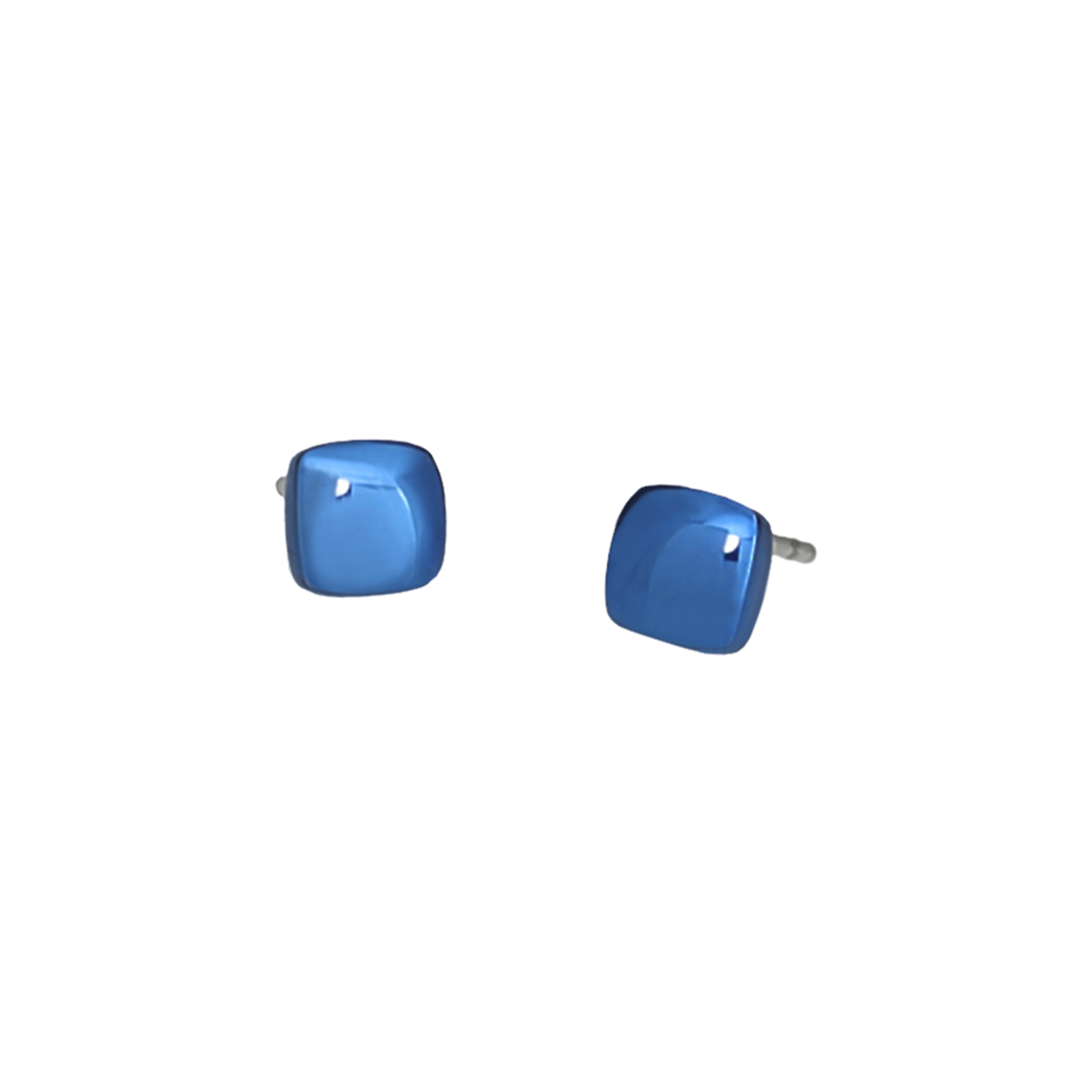 boucles d'oreilles bleues