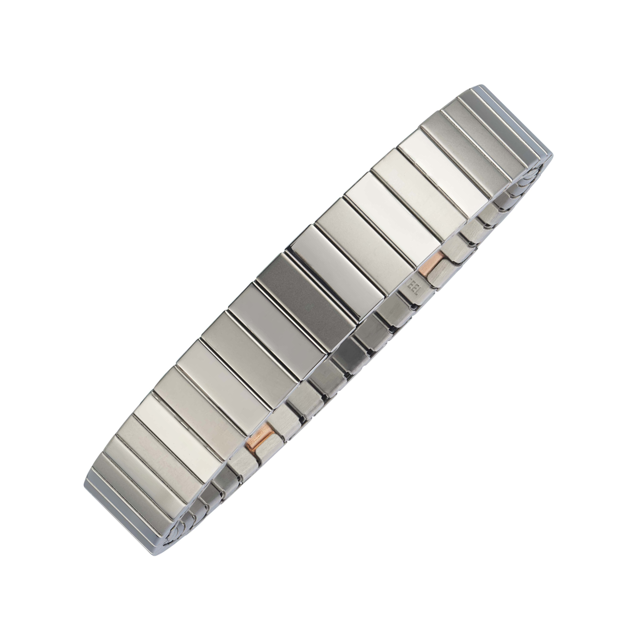 Bracelet flexible mat – Argent