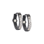 Boucles d'oreilles créoles Sparkle – Noires, 15 mm