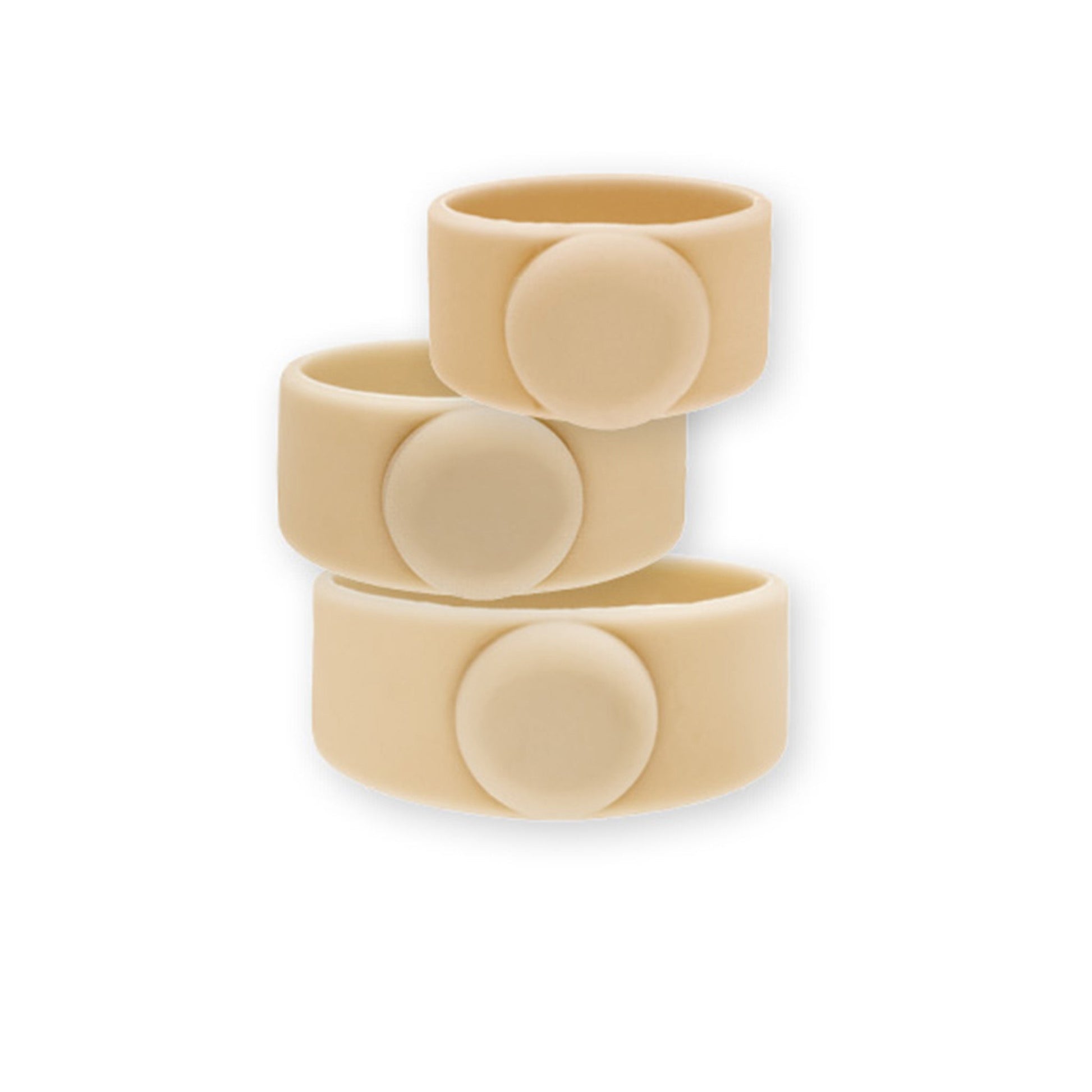 Bagues d'orteils magnétiques – lot de 3 en silicone