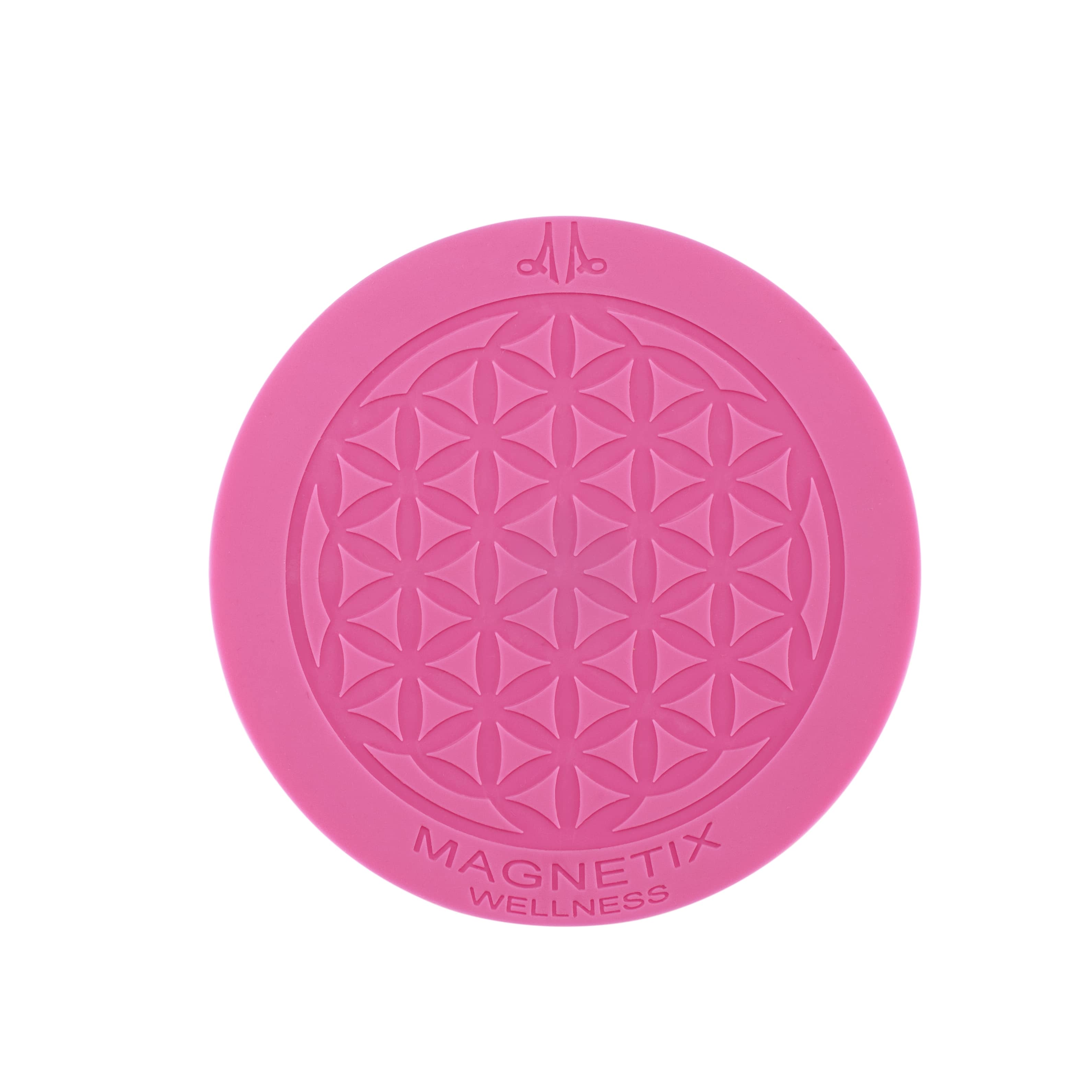 Dessous de verre magnétique Fleur de Vie – Rose