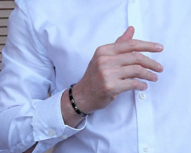 Bracelet souple Pure noir