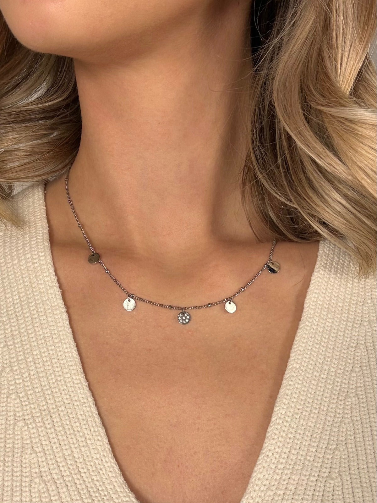 collier couleur or
